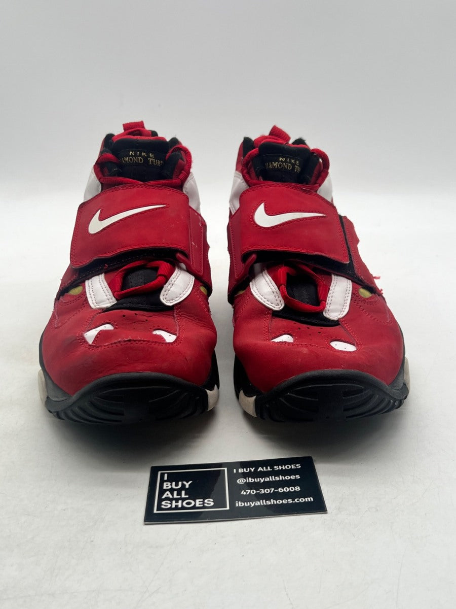 Nike Air Diamond Turf II Red Gold (2012) 12 (Heavily Worn Pre-Owned) - Image 2