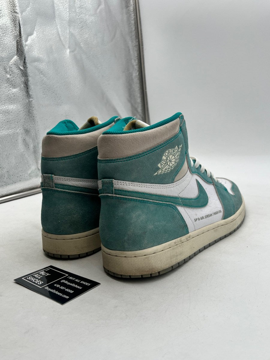 Jordan 1 Retro High Turbo Green 13 (Lightly Worn Pre-Owned) - Image 5