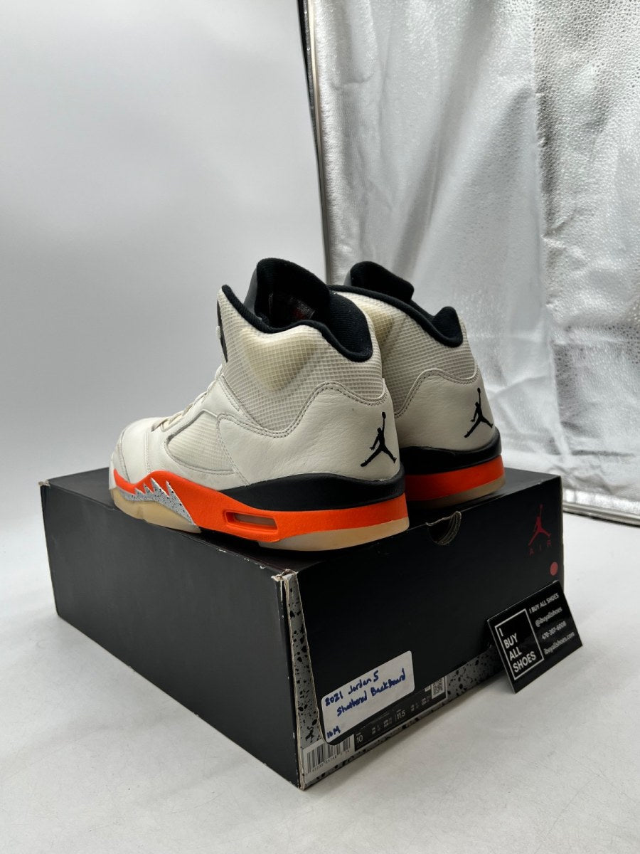 Jordan 5 Retro Shattered Backboard 10 (Heavily Worn Pre-Owned) - Image 4