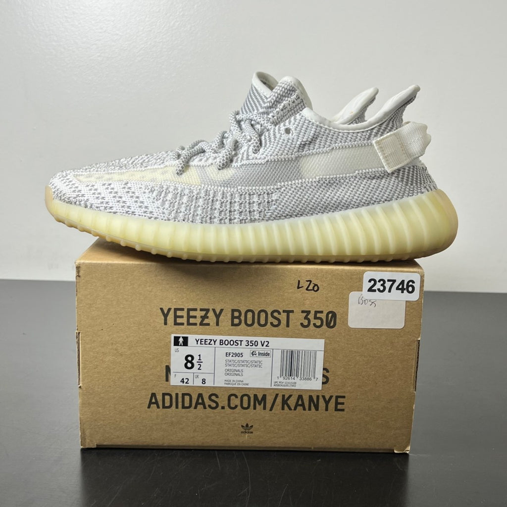 adidas Yeezy Boost 350 V2 Static (Non-Reflective) 8.5 (Lightly Worn Pre-Owned)adidasStatic/Static/Static - Image 3