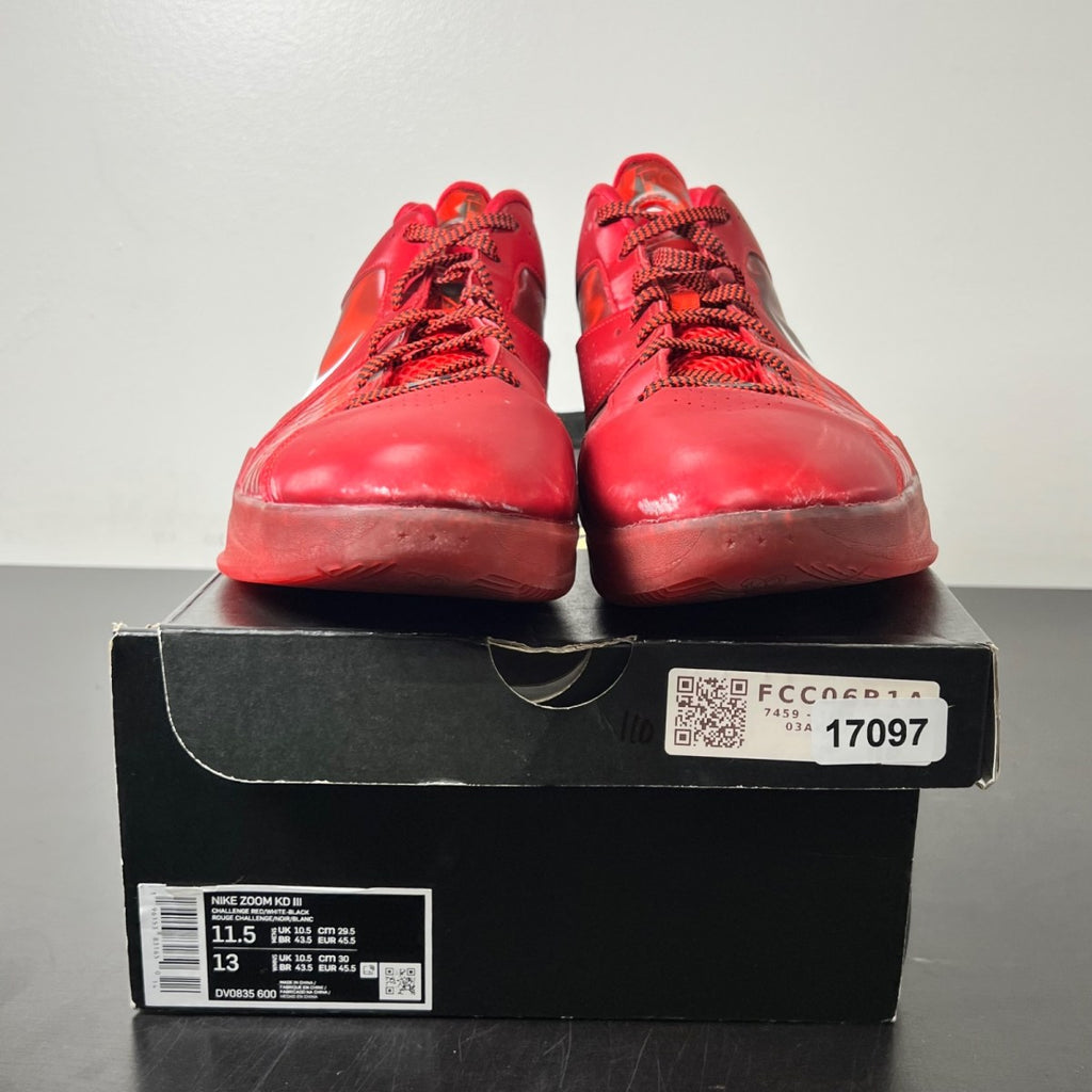 Nike KD 3 All-Star (2023) 11.5 (Heavily Worn Pre-Owned)NikeChallenge Red/White-Black - Image 2