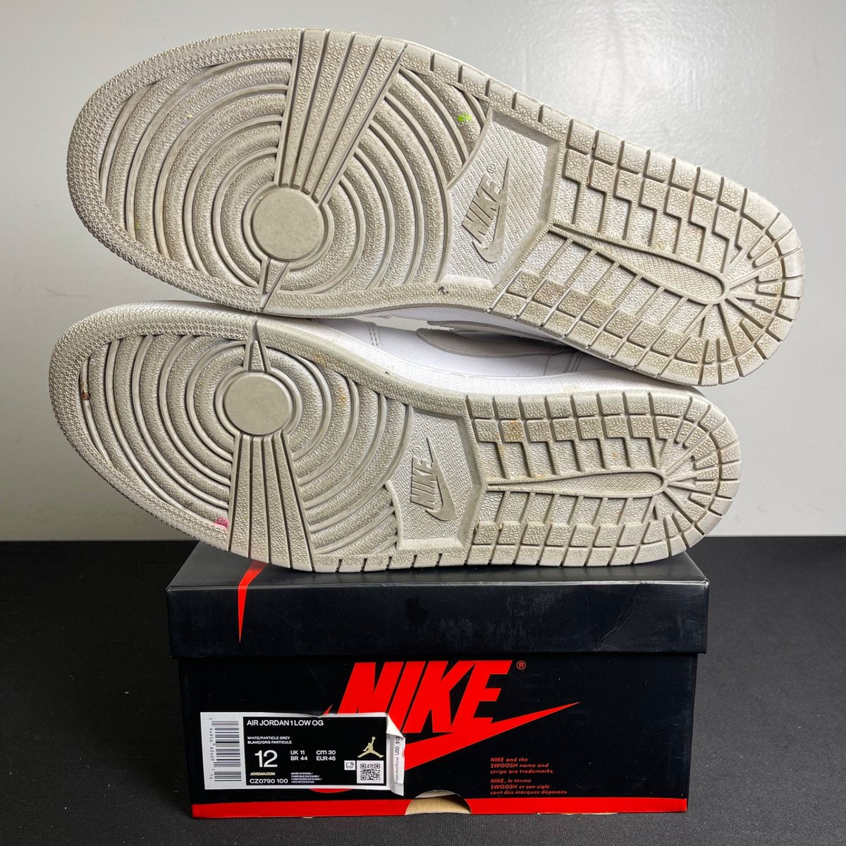 Jordan 1 Low OG Neutral Grey (2021/2024) (Size 12) - aux