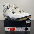 Jordan 4 Retro White Cement (2012) 11.5 (Moderately Worn Pre-Owned)JordanWhite/Black-Tech Grey - Image 1