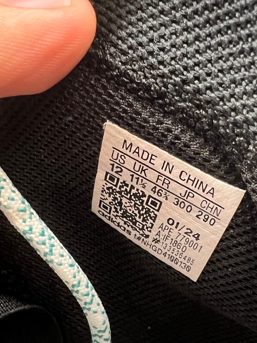 adidas AE 1 New Wave 12 (Lightly Worn Pre-Owned)adidasArctic Fusion/Core Black/Cloud White - Image 7