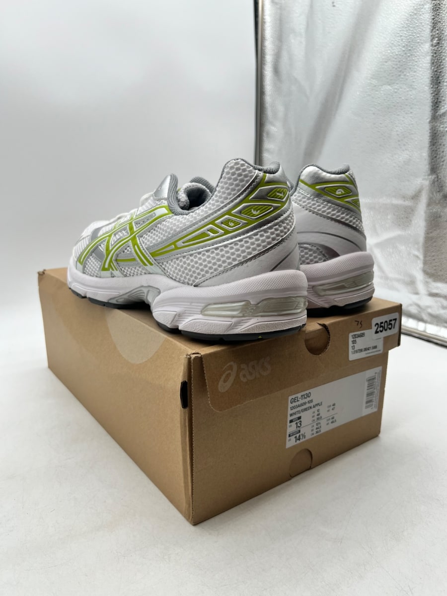 ASICS Gel-1130 White Green Apple 13 (Lightly Worn Pre-Owned)ASICSWhite/Green Apple - Image 4