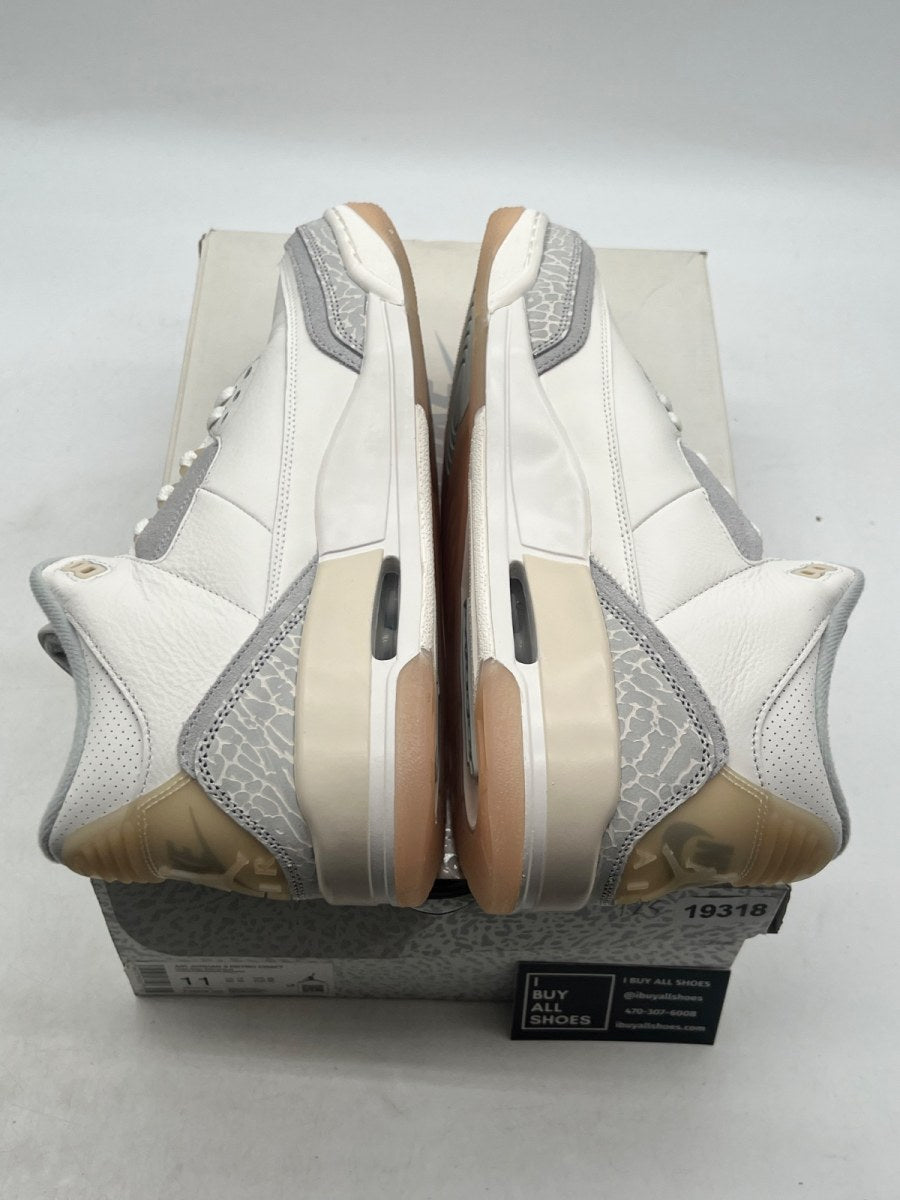 Jordan 3 Retro Craft Ivory 11 (Lightly Worn Pre-Owned) - Image 7