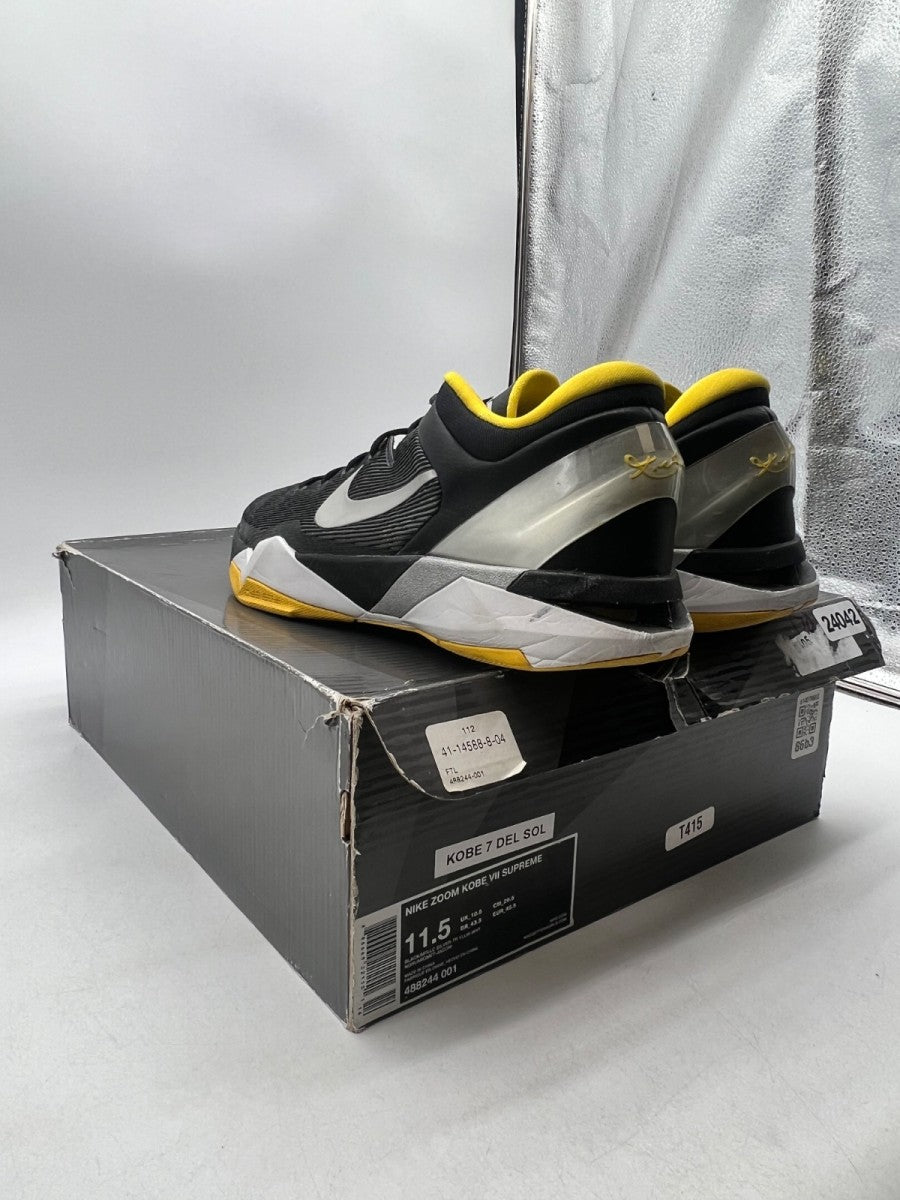 Nike Kobe 7 Black White Del Sol 11.5 (Lightly Worn Pre-Owned)NikeBlack/White-Del Sol - Image 4
