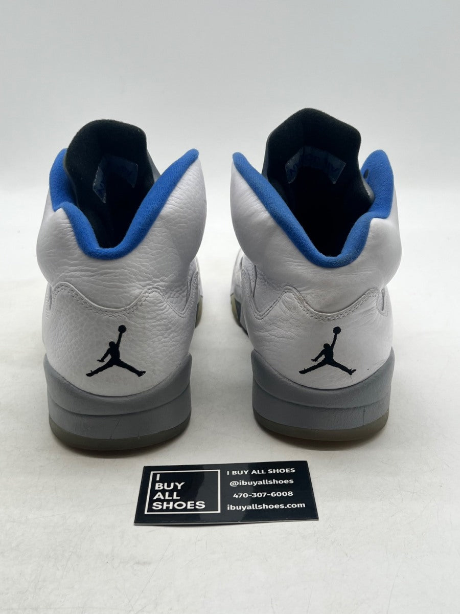 Jordan 5 Retro White Stealth (2021) 9.5 (Heavily Worn Pre-Owned) - Image 3