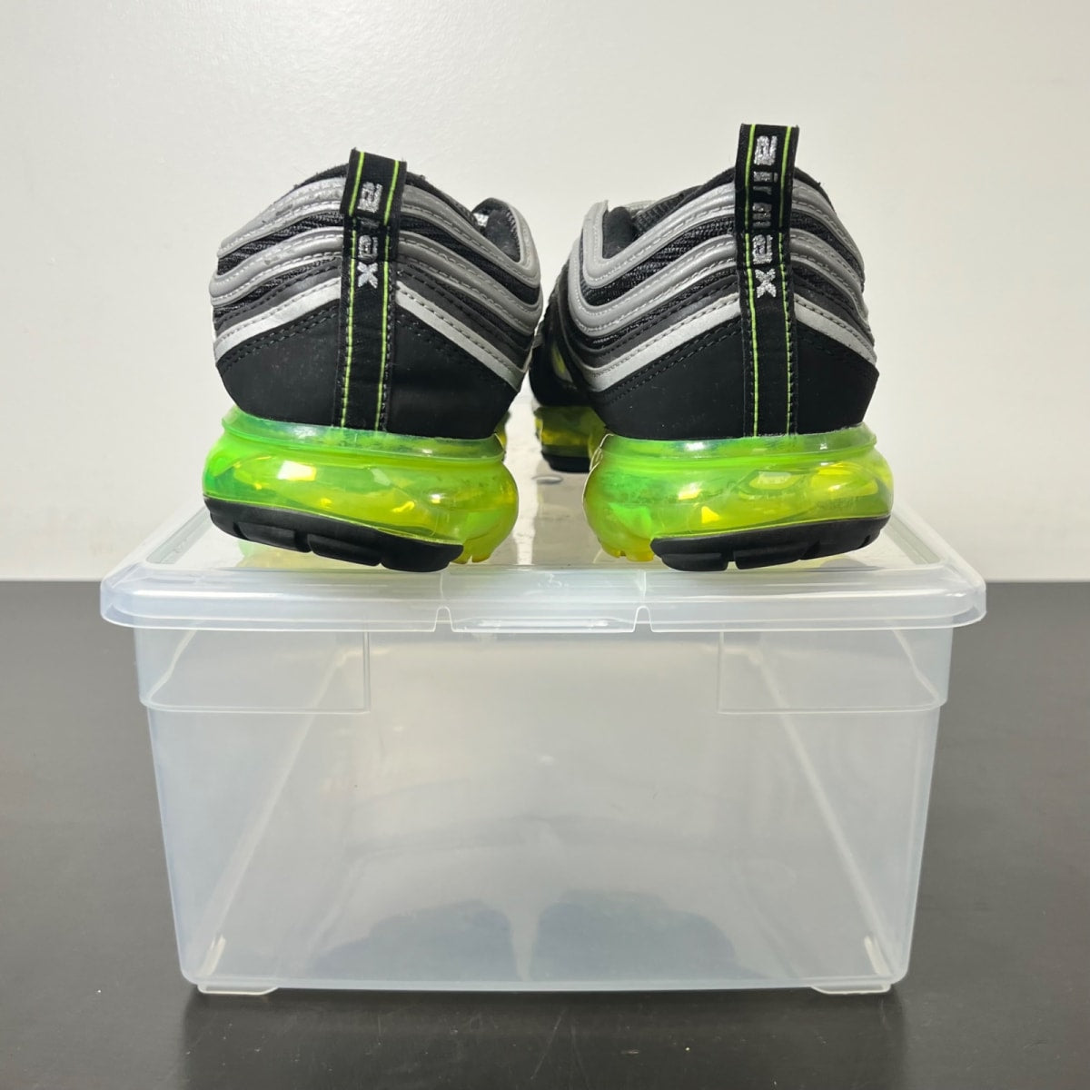 Nike Air VaporMax 97 Japan 11 (Lightly Worn Pre-Owned)NikeBlack/Volt-Metallic Silver-White - Image 6