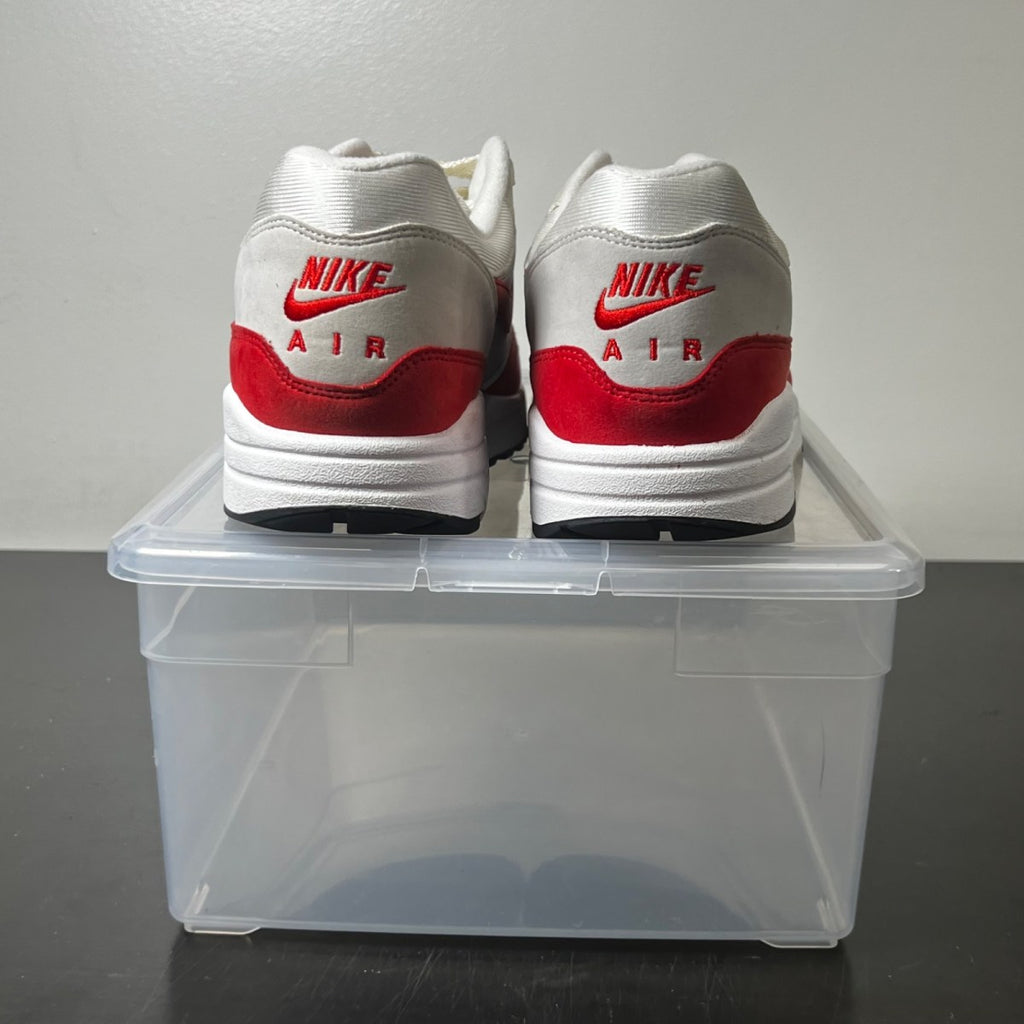 Nike Air Max 1 Anniversary Red (2017) 12 (Moderately Worn Pre-Owned)NikeWhite/University Red-Neutral Grey-Black - Image 4