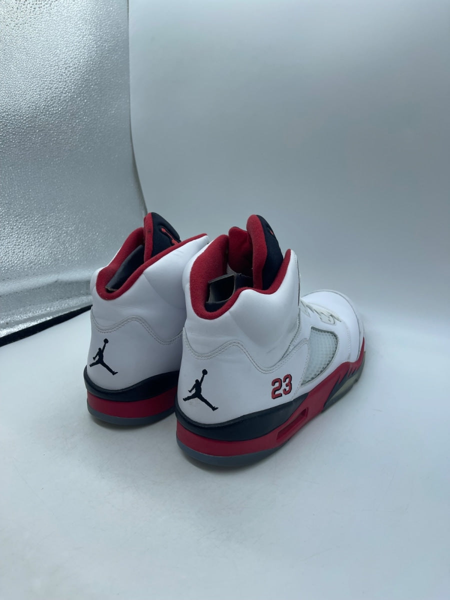 Jordan 5 Retro Fire Red Black Tongue (2013) 14 (Moderately Worn Pre-Owned) - Image 5