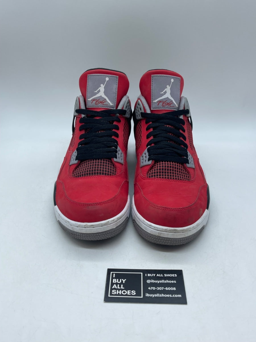 Jordan 4 Retro Toro Bravo 13 (Moderately Worn Pre-Owned) - Image 2