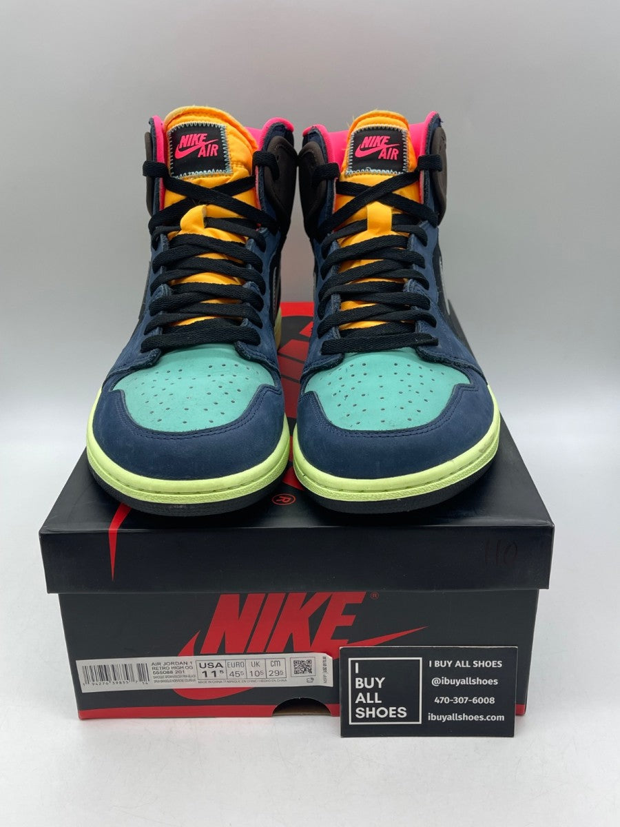 Jordan 1 Retro High Tokyo Bio Hack 11.5 (Moderately Worn Pre-Owned) - Image 2
