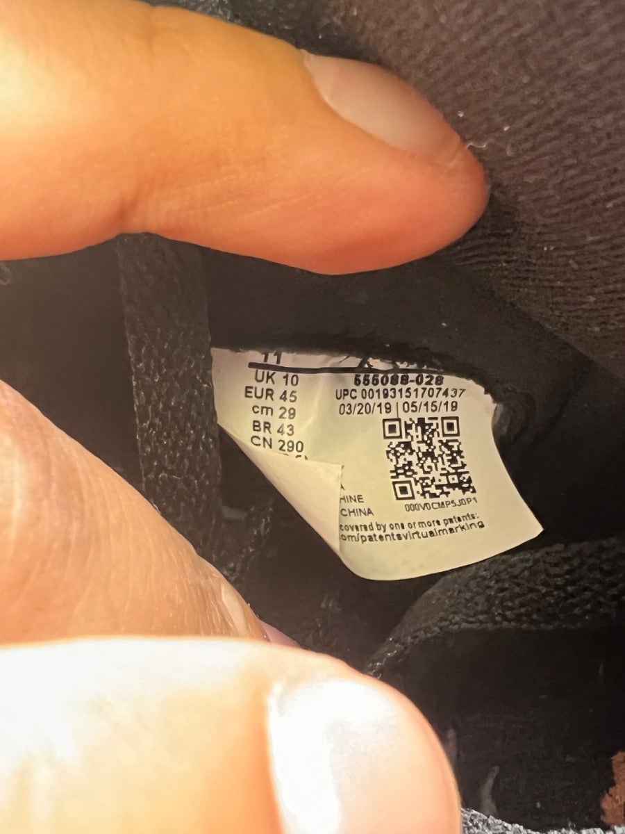 Jordan 1 Retro High Shattered Backboard 3.0 11 (Moderately Worn Pre-Owned)JordanBlack/Pale Vanilla-Starfish - Image 7