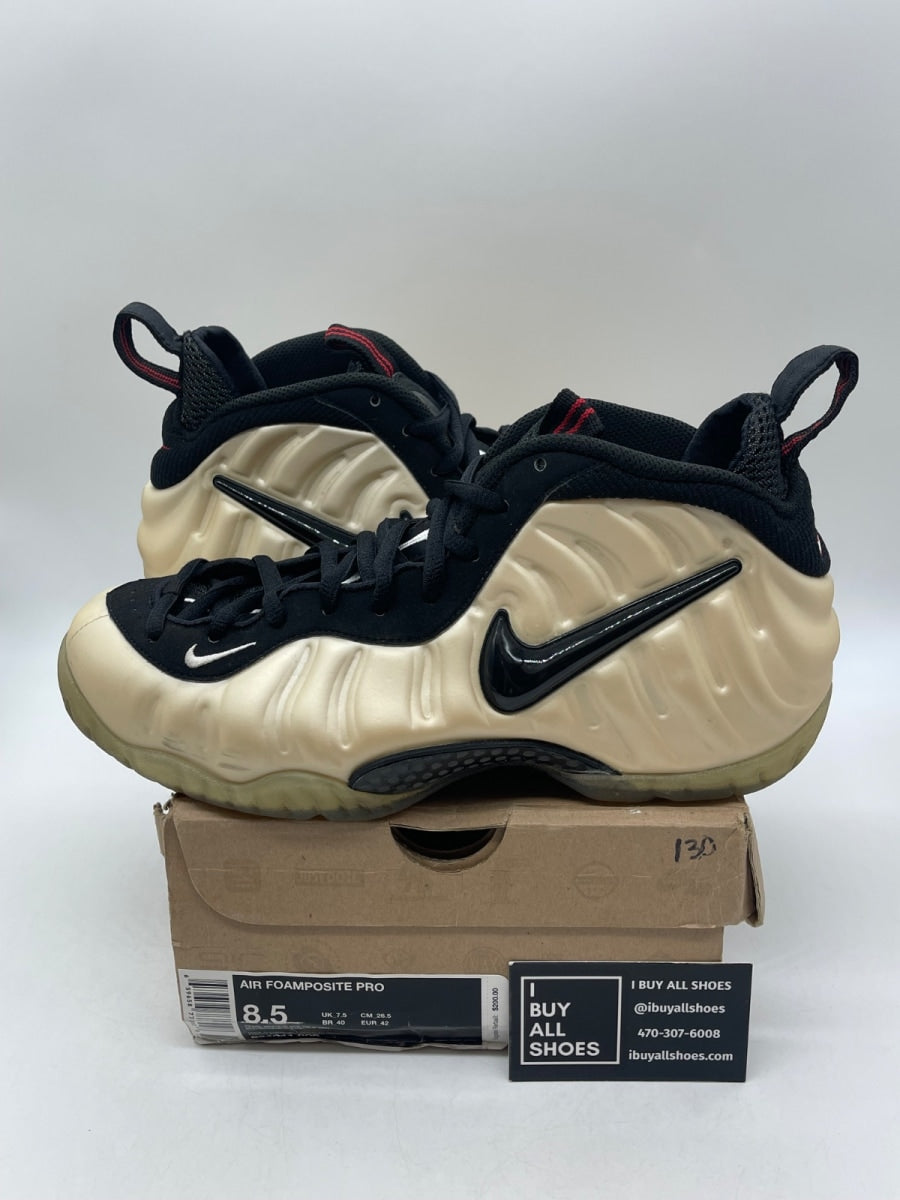 Nike Air Foamposite Pro Pearl (2010) 8.5 (Moderately Worn Pre-Owned) - Image 1