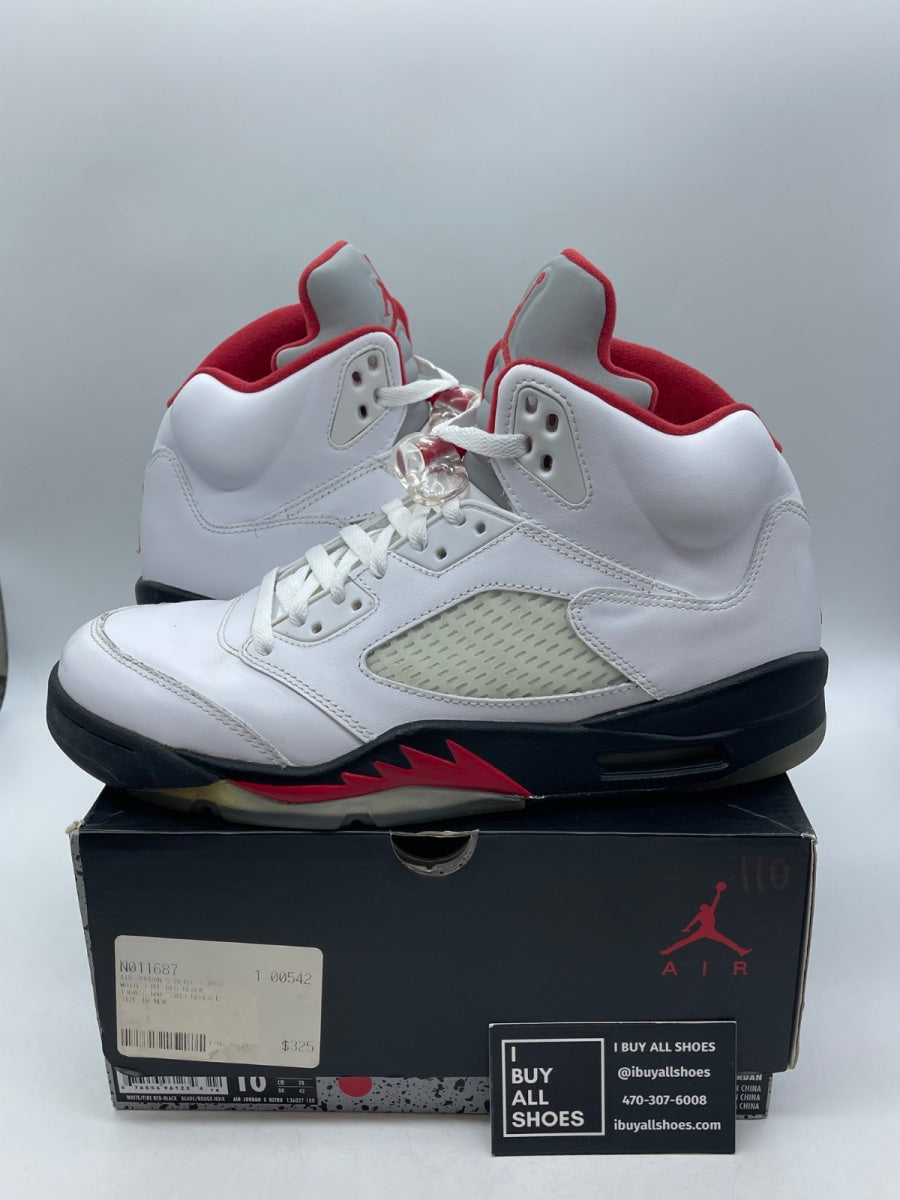 Jordan 5 Retro Fire Red (2013) 10 (Moderately Worn Pre-Owned) - Image 1