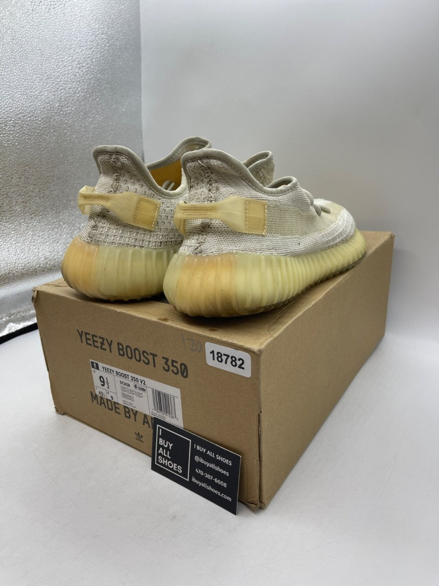 adidas Yeezy Boost 350 V2 Light 9.5 (Heavily Worn Pre-Owned) - Image 5
