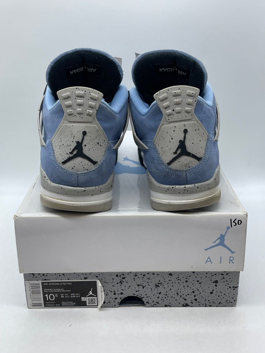 Jordan 4 Retro University Blue 10.5 (Moderately Worn Pre-Owned) - Image 3