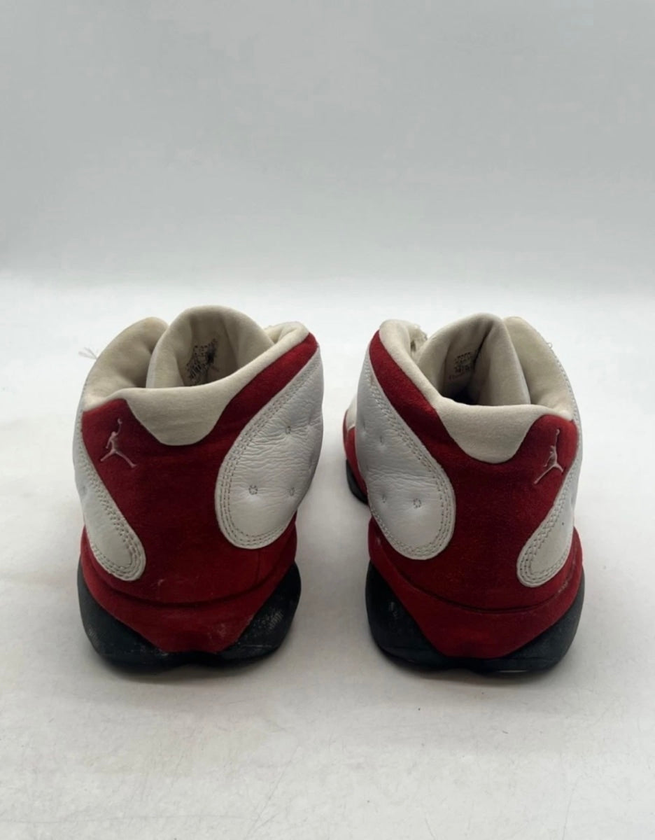 Jordan 13 Retro Low Cherry (2005) 13 (Heavily Worn Pre-Owned)JordanWhite/Metallic Silver-Varsity Red-Black - Image 5