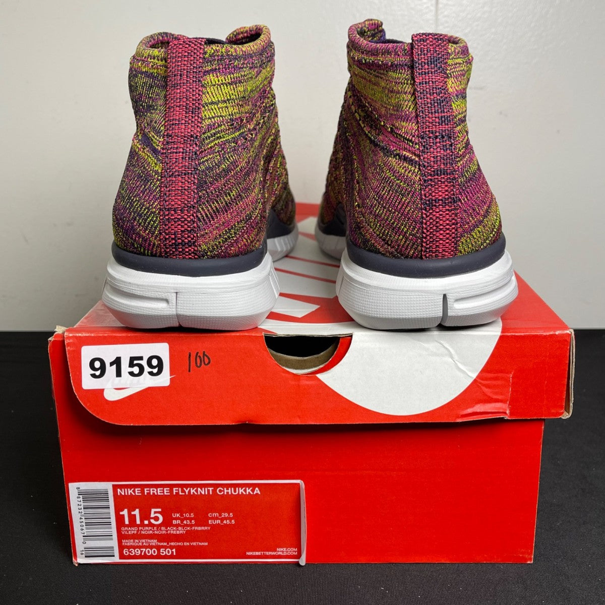 Nike Flyknit Chukka Grand Purple (Size 11.5) - Image 4