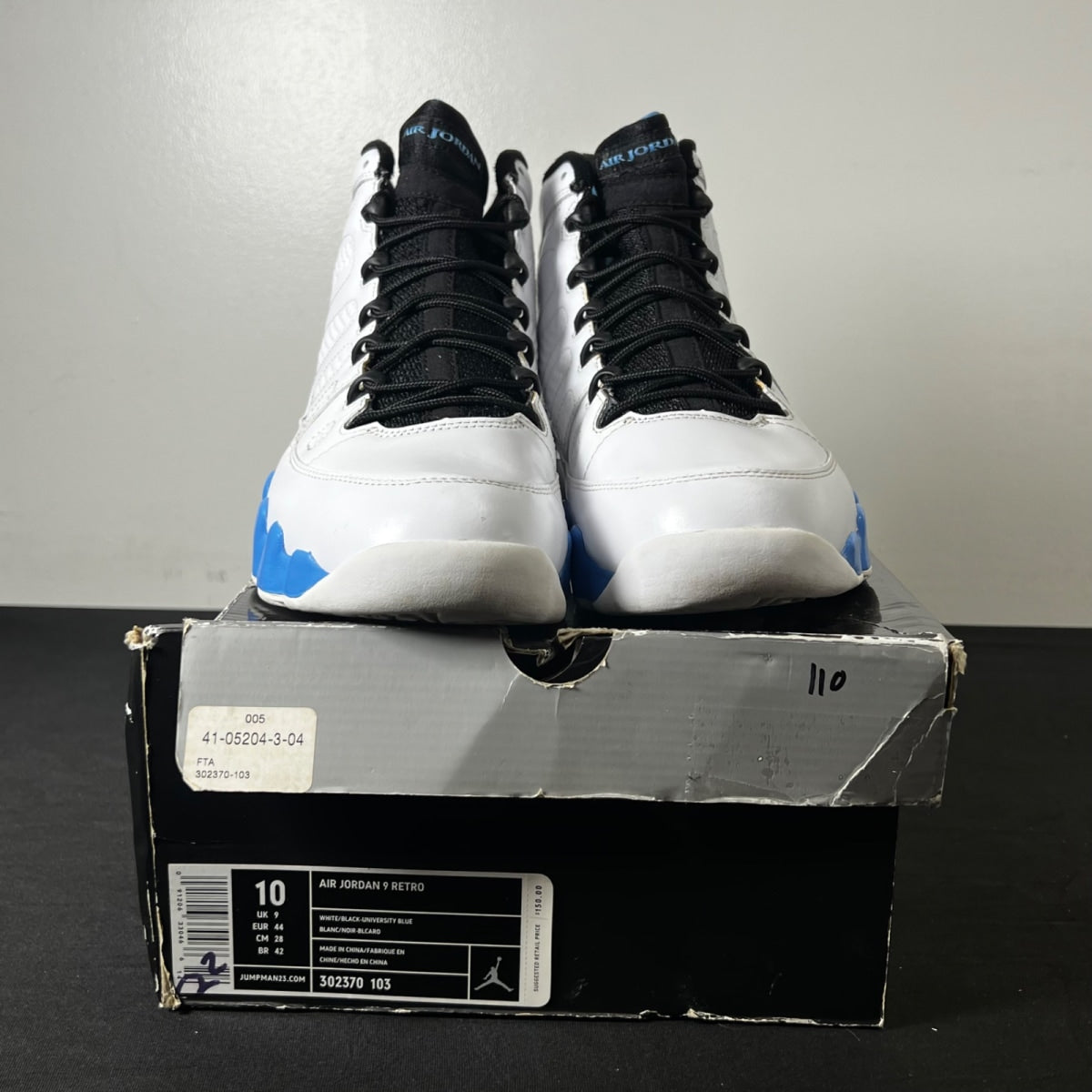 Jordan 9 Retro Powder (2010) (Size 10) - aux