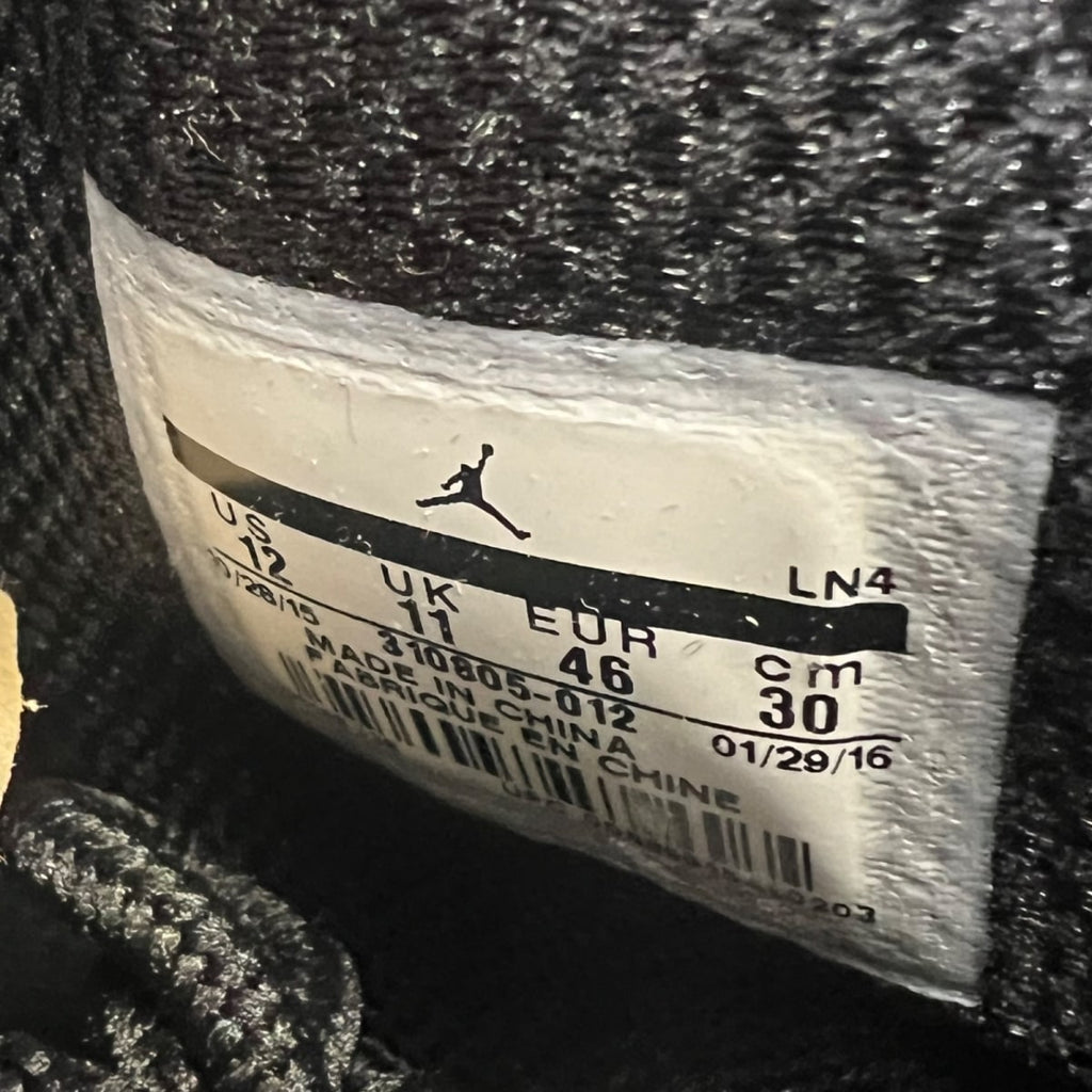 Jordan 10 Retro New York City (2016) 12 (New Pre-Owned)JordanBlack/Dark Grey-Metallic Gold - Image 7
