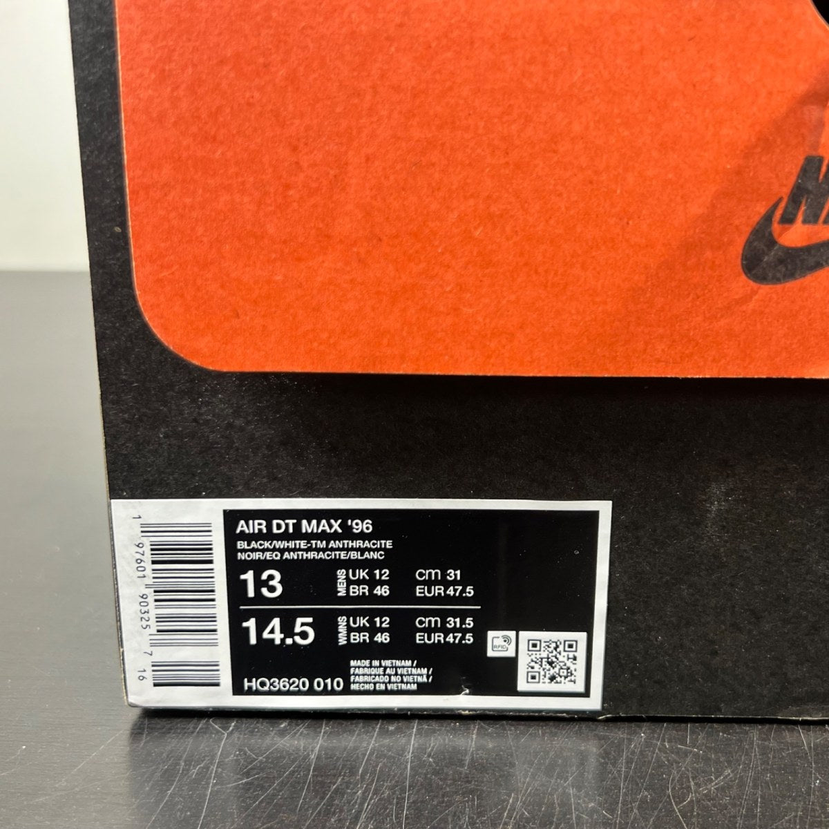 Nike Air DT Max '96 Falcons 13 (Lightly Worn Pre-Owned)NikeBlack/White/Team Anthracite/Metallic Silver/Fire Red - Image 4