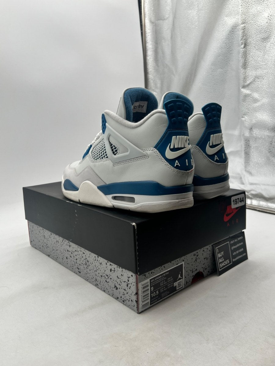 Jordan 4 Retro Military Blue (2024) 9 (Lightly Worn Pre-Owned) - Image 6