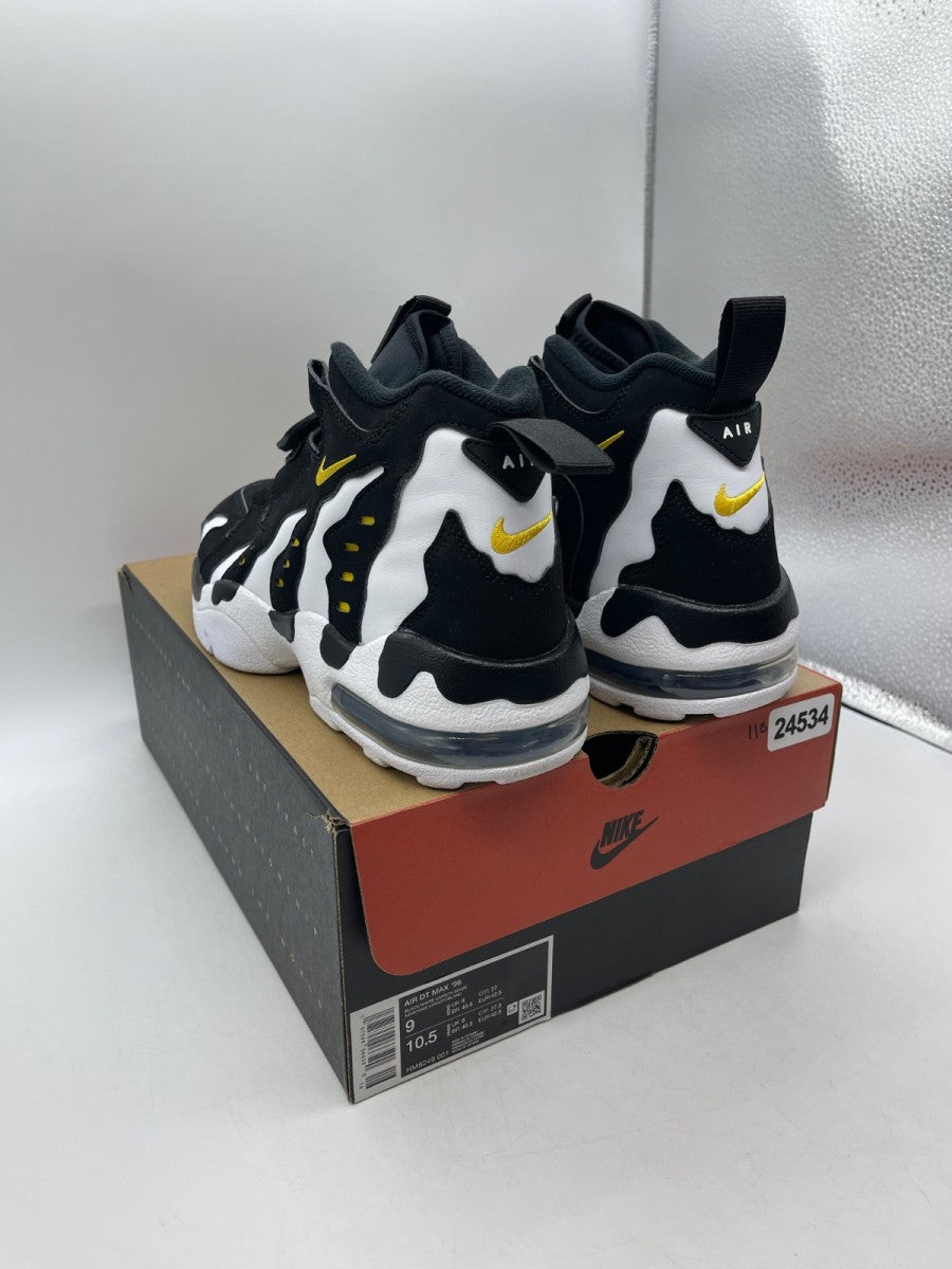 Nike Air DT Max '96 Black White (2024) 9 (Moderately Worn Pre-Owned)NikeBlack/White/Varsity Maize - Image 4