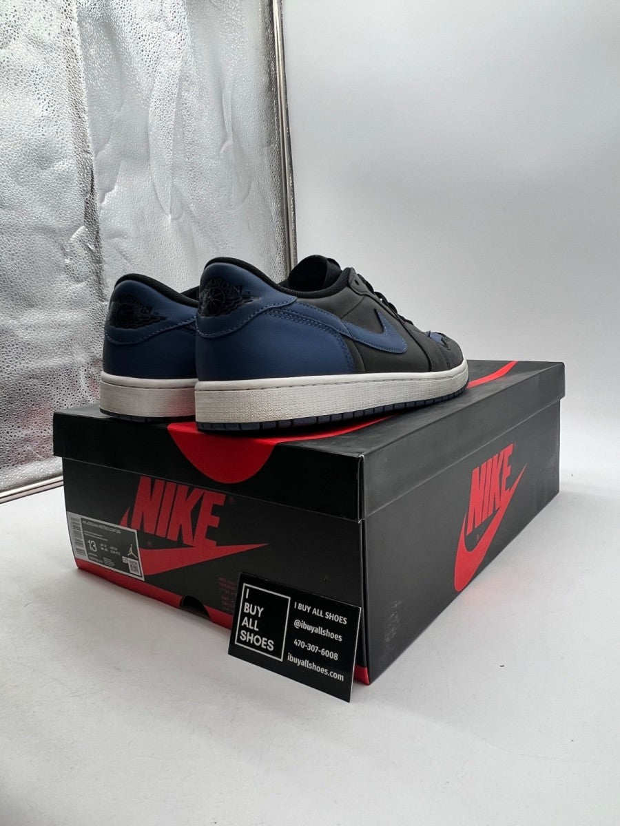 Jordan 1 Retro Low OG Mystic Navy 13 (Moderately Worn Pre-Owned) - Image 5