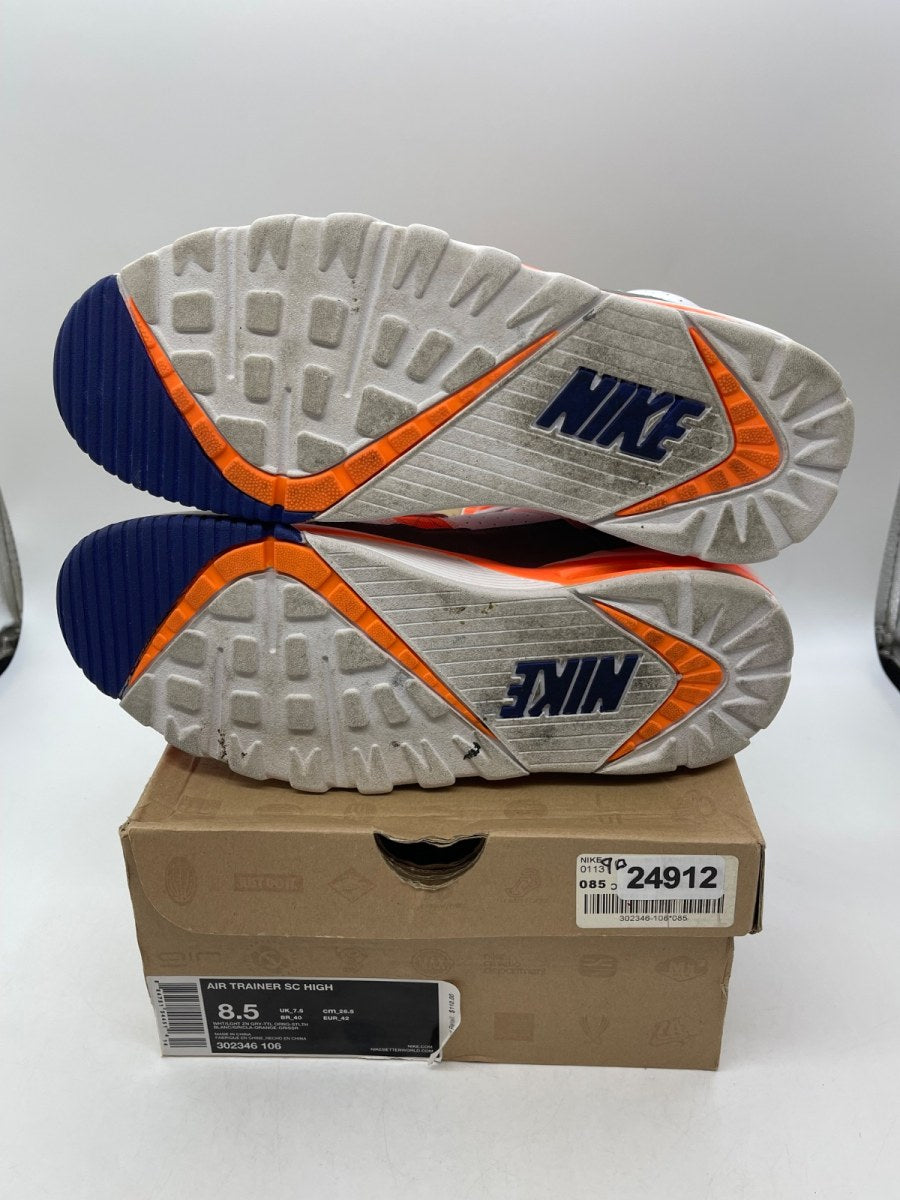 Nike Air Trainer SC Bo Jackson 8.5 (Moderately Worn Pre-Owned)NikeWhite/Lght Zn Grey-Ttl Orng-Stlth - Image 7