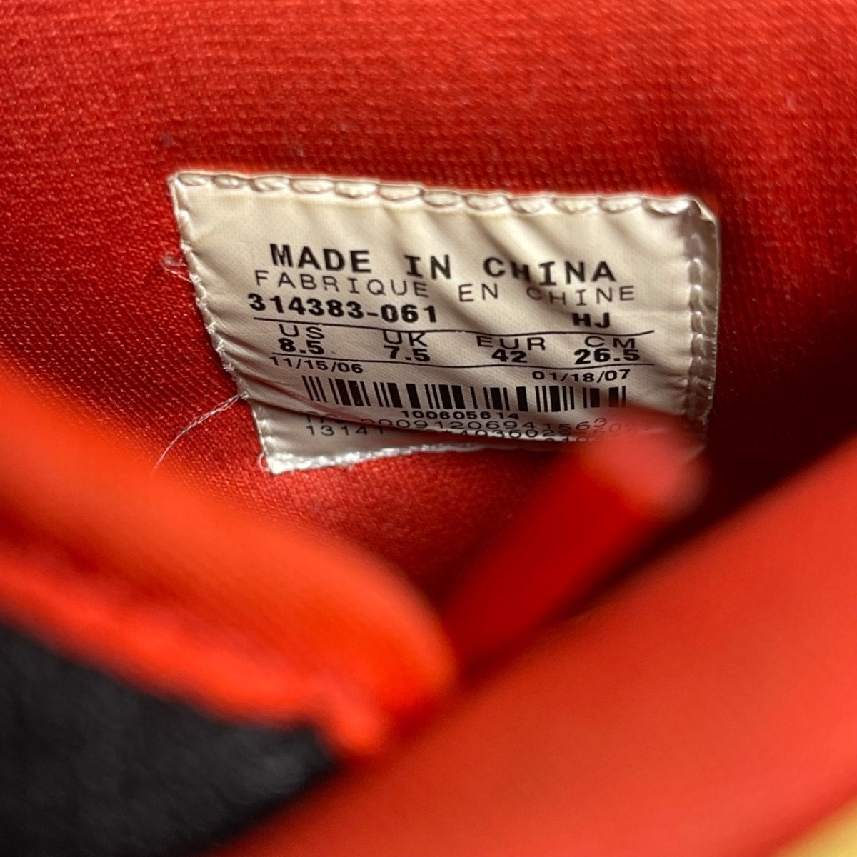 Nike SB Dunk Mid Money Cat 8.5 (Moderately Worn Pre-Owned)NikeBlack/Chile Red - Image 6