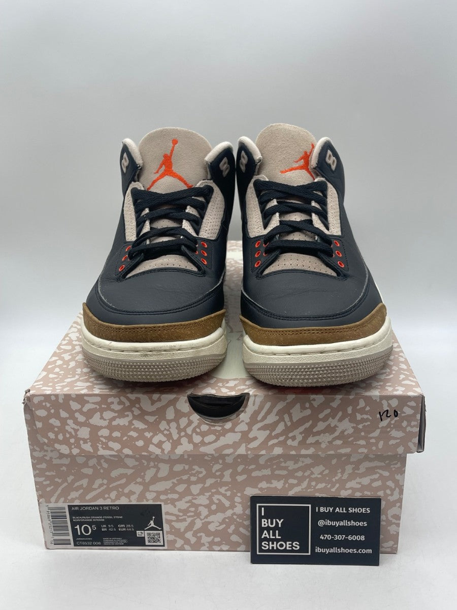 Jordan 3 Retro Desert Elephant 10.5 (Moderately Worn Pre-Owned) - Image 2