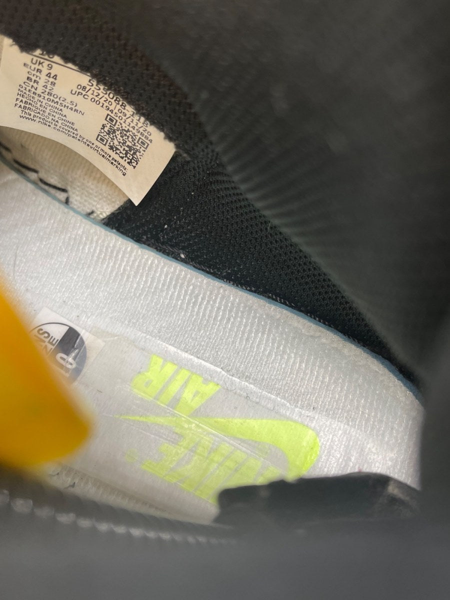 Jordan 1 Retro High White Black Volt University Gold 10 (Moderately Worn Pre-Owned)JordanWhite/Black-Volt-University Gold - Image 8