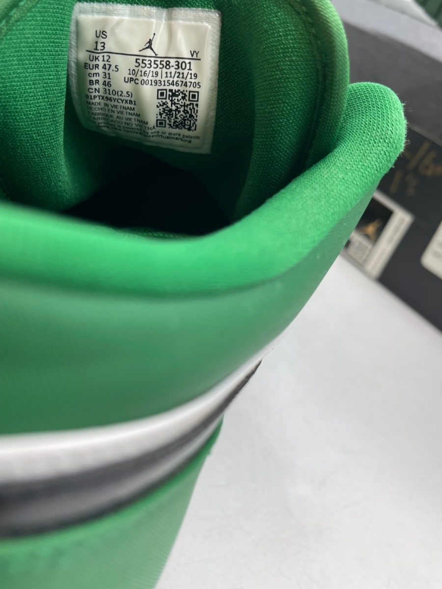 Jordan 1 Low Pine Green 13 (Moderately Worn Pre-Owned) - Image 8