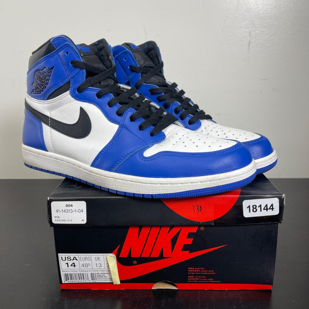 Jordan 1 Retro High Game Royal 14 (Moderately Worn Pre-Owned)JordanGame Royal/Black-Summit White - Image 1