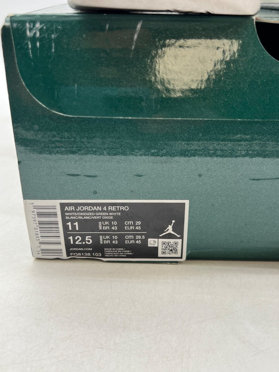 Jordan 4 Retro Oxidized Green 11 (Lightly Worn Pre-Owned) - Image 6