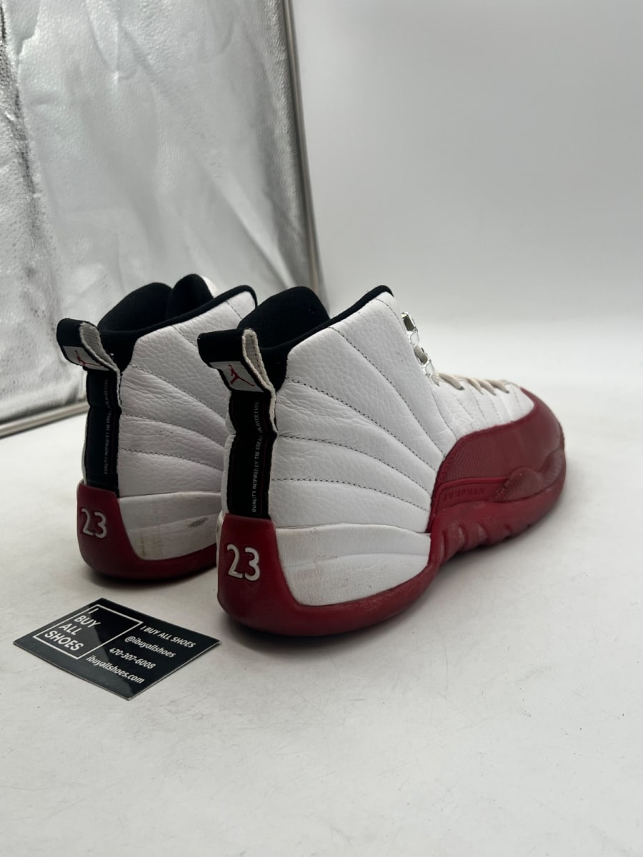Jordan 12 Retro Cherry (2009) 8.5 (Heavily Worn Pre-Owned) - Image 3