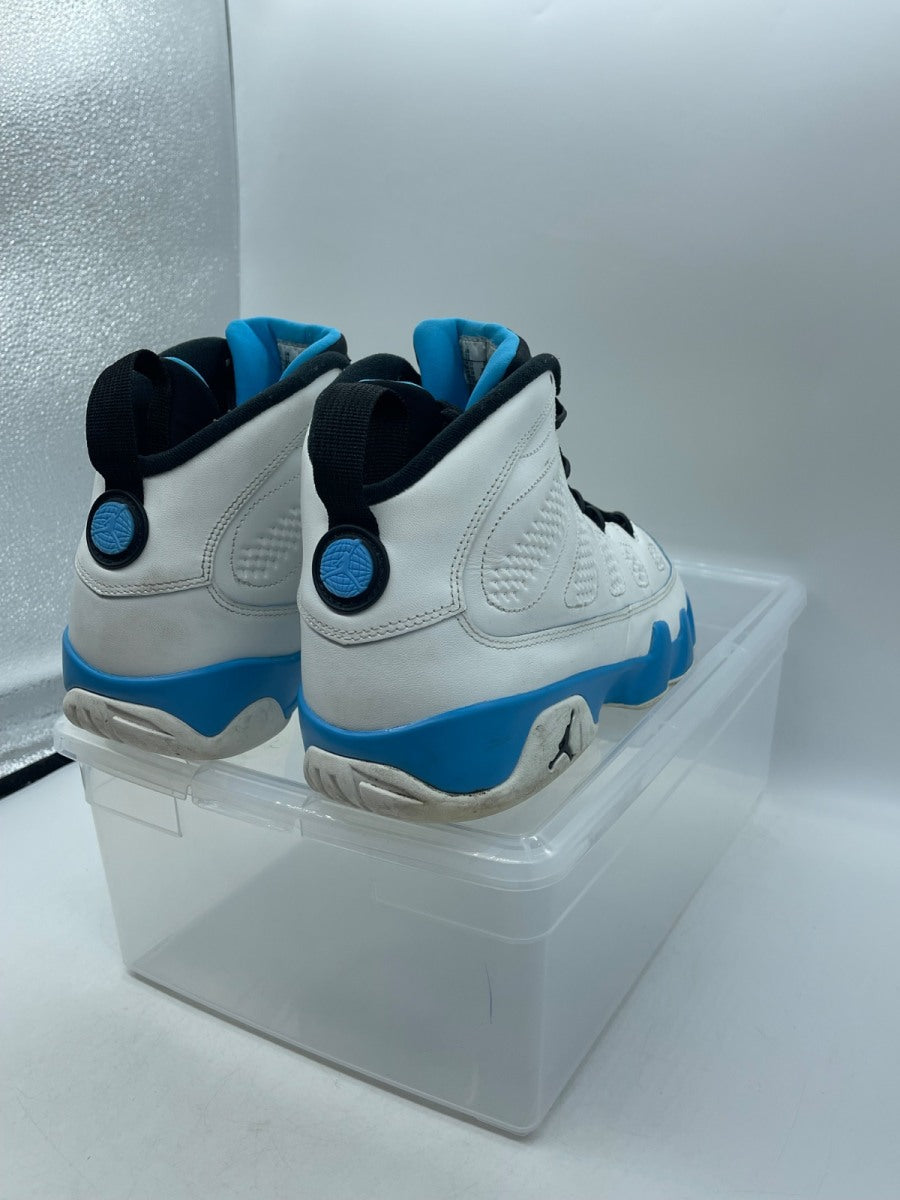 Jordan 9 Retro Powder Blue (2024) 11 (Moderately Worn Pre-Owned)JordanSummit White/Black/Dark Powder Blue - Image 5