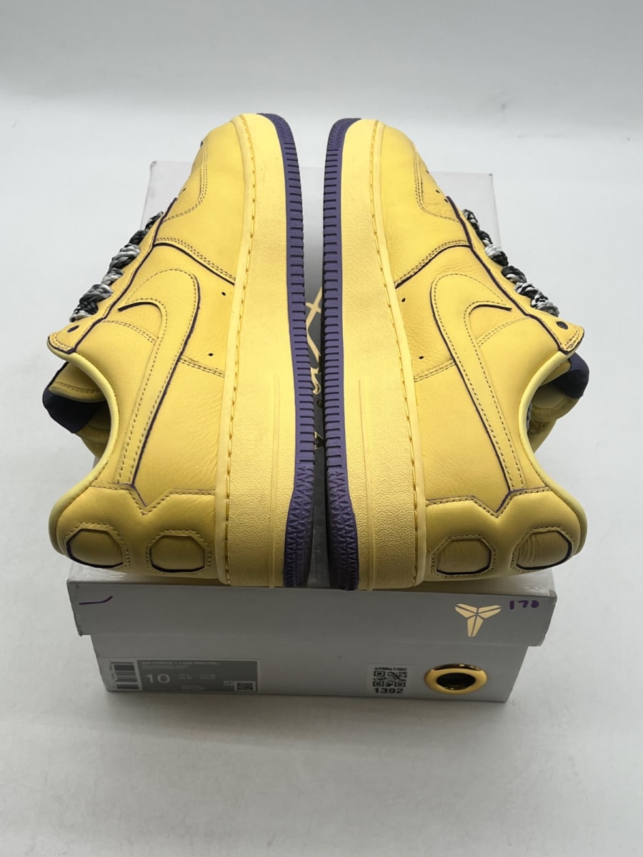 Nike Air Force 1 Low Protro Kobe Bryant Mamba Mentality 10 (Lightly Worn Pre-Owned)NikeSoft Yellow/Soft Yellow - Image 6