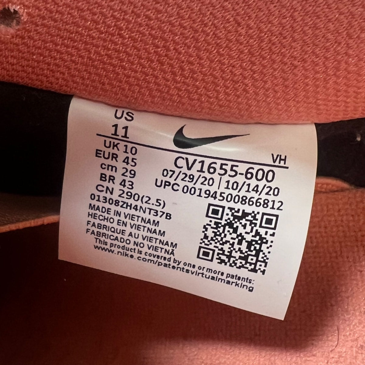 Nike SB Dunk Low Pink Pig 11 (Lightly Worn Pre-Owned)NikeAtomic Pink/University Red/White/Atomic Pink - Image 6