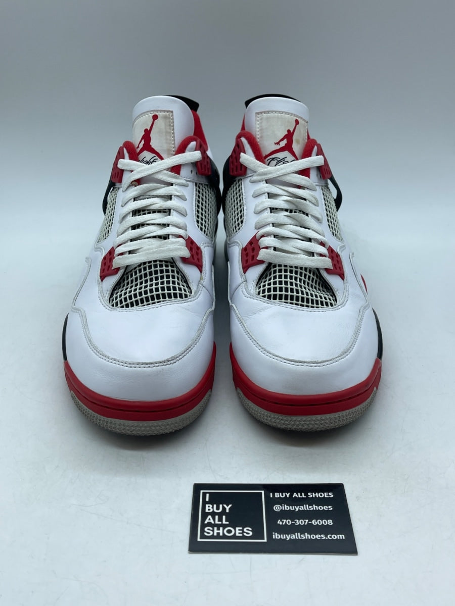 Jordan 4 Retro Fire Red (2020) 13 (Moderately Worn Pre-Owned) - Image 2