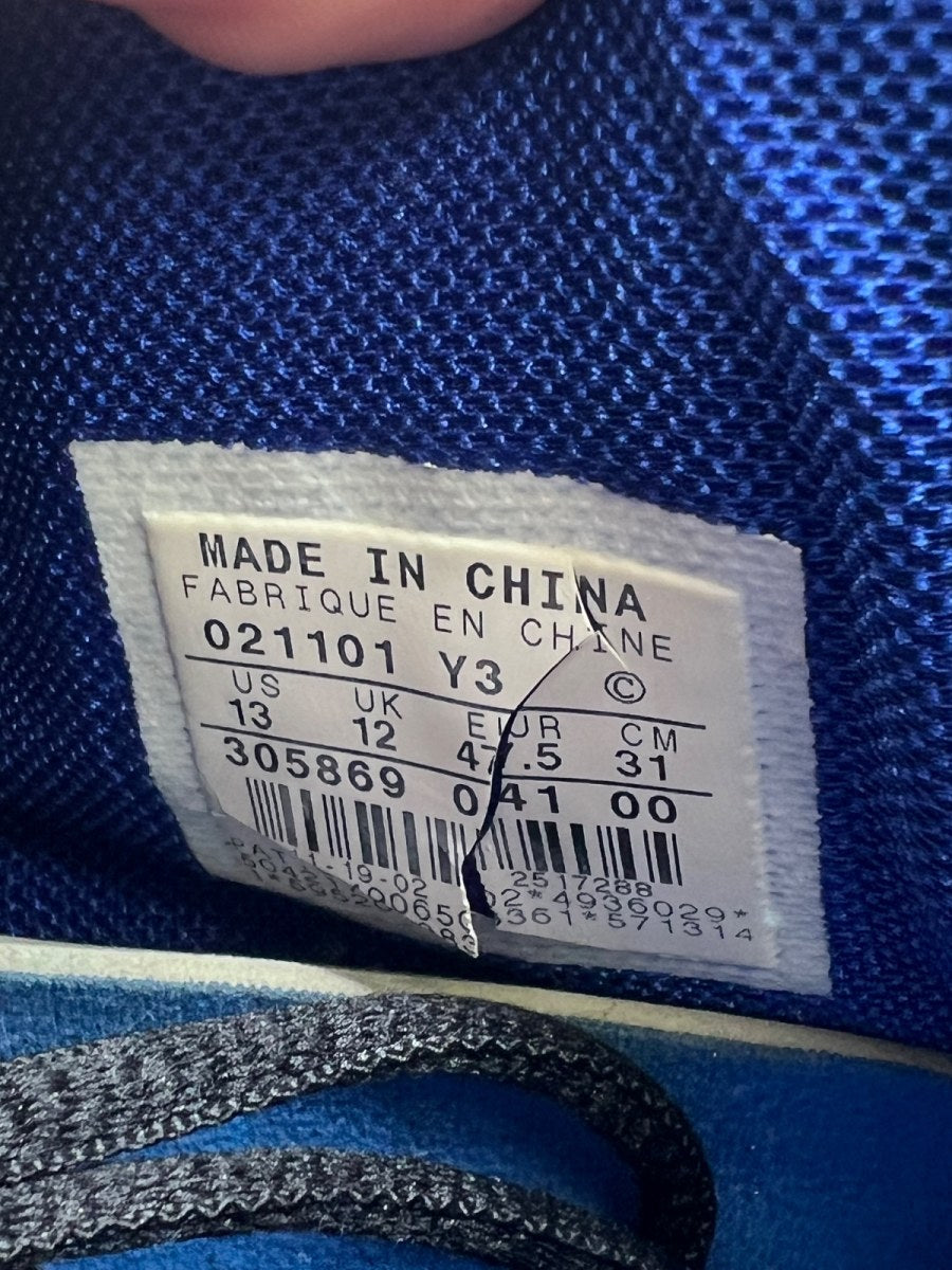 Jordan 18 OG Black Sport Royal (2003) 13 (Heavily Worn Pre-Owned) - Image 6