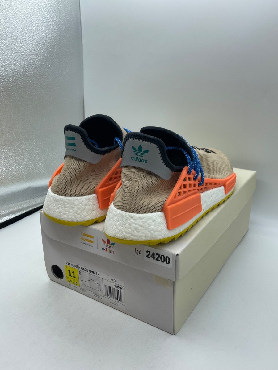 adidas Human Race NMD Pharrell Pale Nude 11 (Moderately Worn Pre-Owned)adidasPale Nude/Core Black/Yellow - Image 5