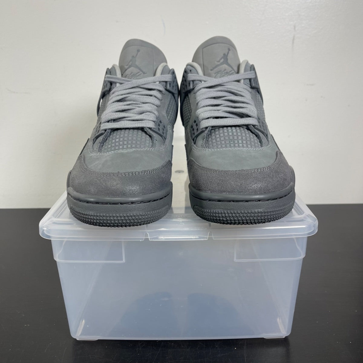 Jordan 4 Retro SE Paris Olympics Wet Cement 9 (Moderately Worn Pre-Owned)JordanSmoke Grey/Iron Grey/Cement Grey/Particle Grey - Image 2
