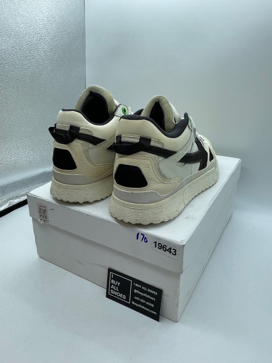 OFF-WHITE Sponge Mid Top White Black 45 (Moderately Worn Pre-Owned) - Image 6