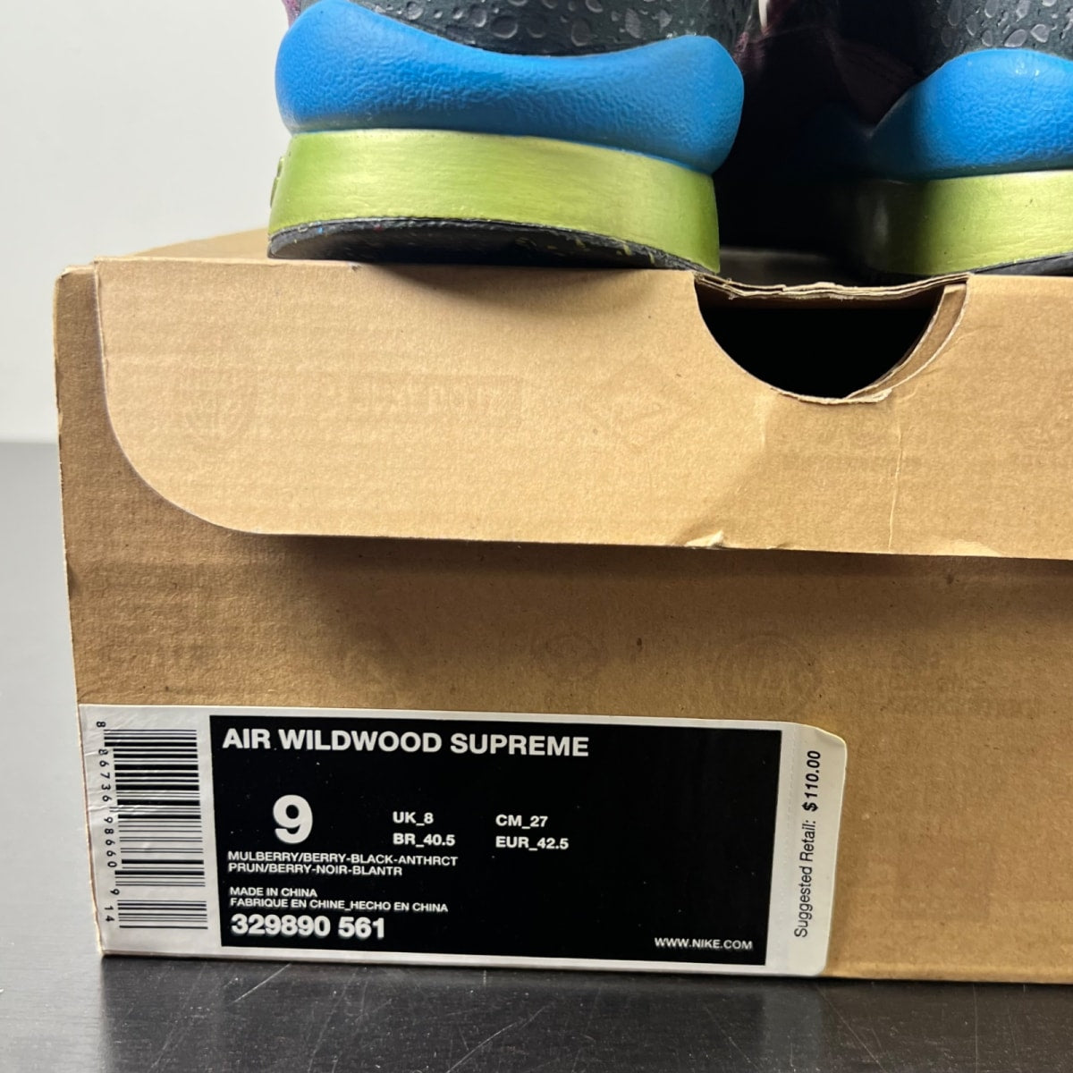 Nike Air Wildwood Supreme 'Acg Urban Night' 9 (Moderately Worn Pre-Owned)Nike - Image 6
