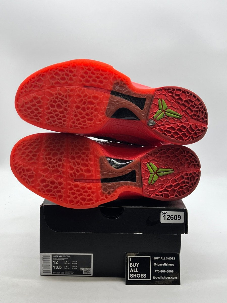 Nike Kobe 6 Protro Reverse Grinch 12 (Lightly Worn Pre-Owned) - Image 8