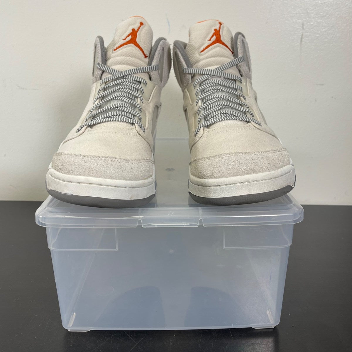 Jordan 5 Retro SE Craft Light Orewood Brown 12 (Moderately Worn Pre-Owned)JordanLight Orewood Brown/Safety Orange/Flat Pewter/Sail - Image 2