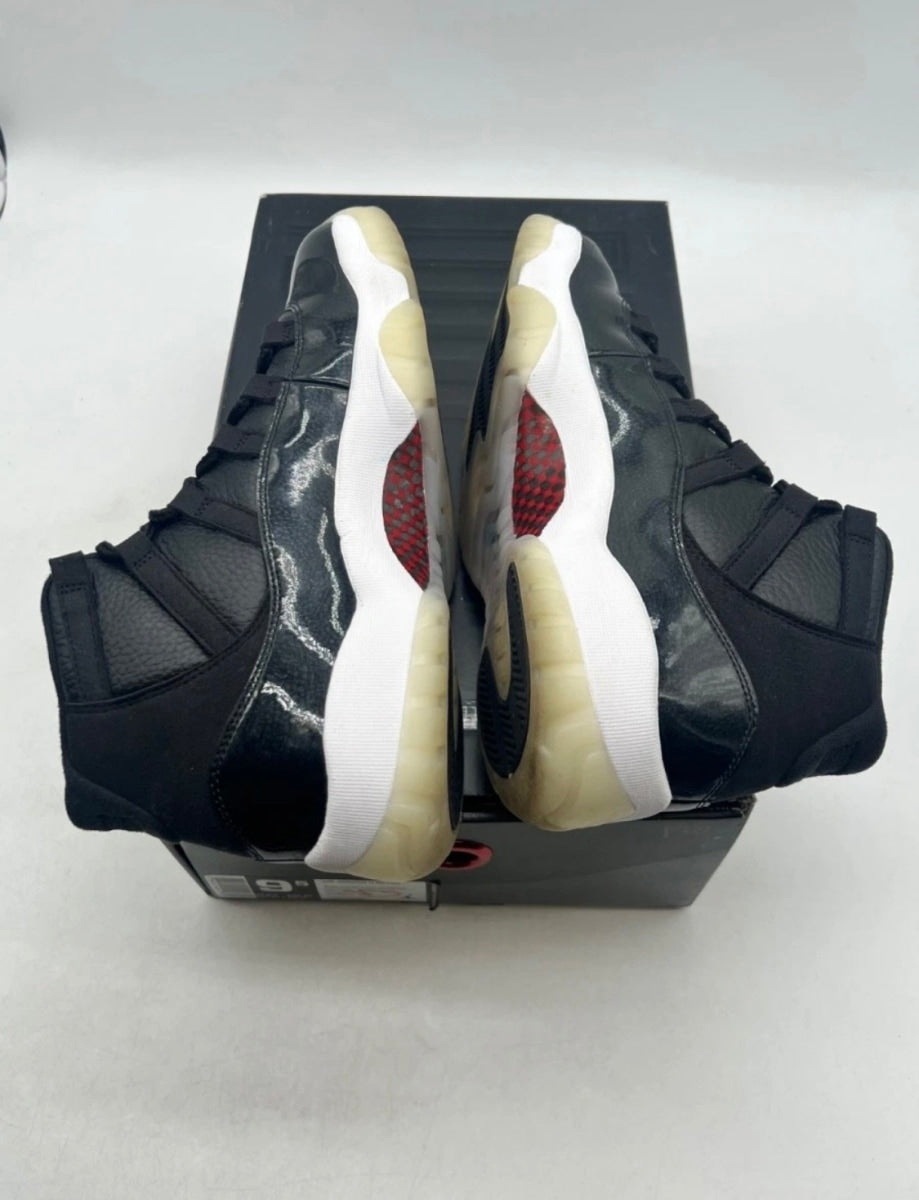 Jordan 11 Retro 72-10 9.5 (Moderately Worn Pre-Owned)JordanBlack/Gym Red-White-Anthracite - Image 9